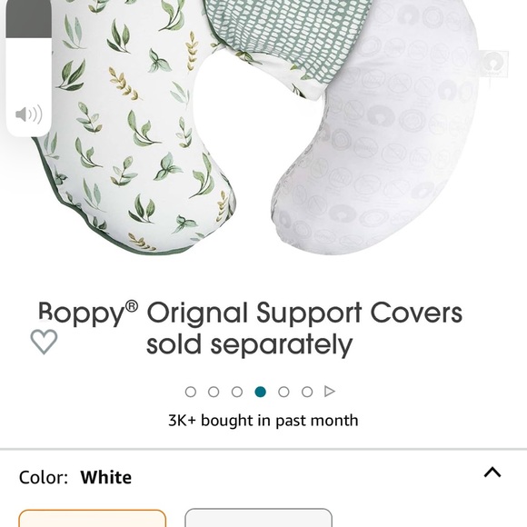 NWOT Boppy Bare Naked Original Support Nursing Pillow - Picture 6 of 6